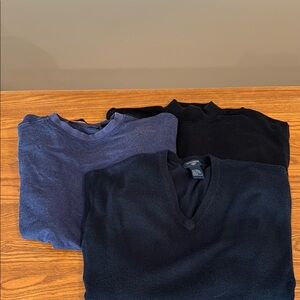 Black V-Neck Sweater